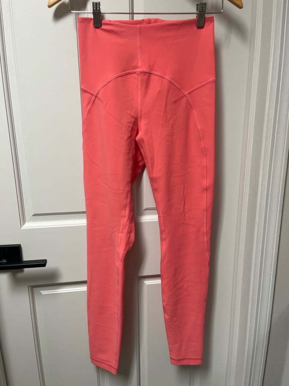 Lululemon Back-Zip High-Rise Swim / Paddle Tight - Coral Pink (Size [6])